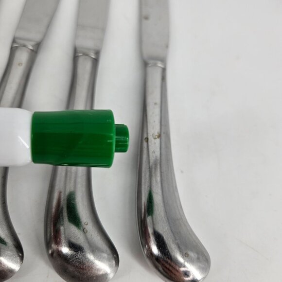 International Dinner Butter Knives Cape Cod Modern Flatware Stainless Steel 6 pc - Picture 6 of 7